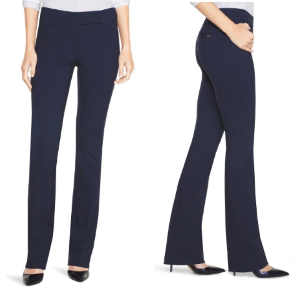 WH|BM Bootcut Ponte Pants in Navy